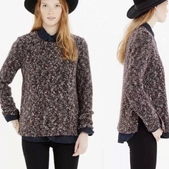 Madewell  firelight marled pullover sweater - Picture 1 of 9